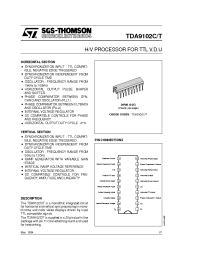 Datasheet TDA9102C manufacturer STMicroelectronics